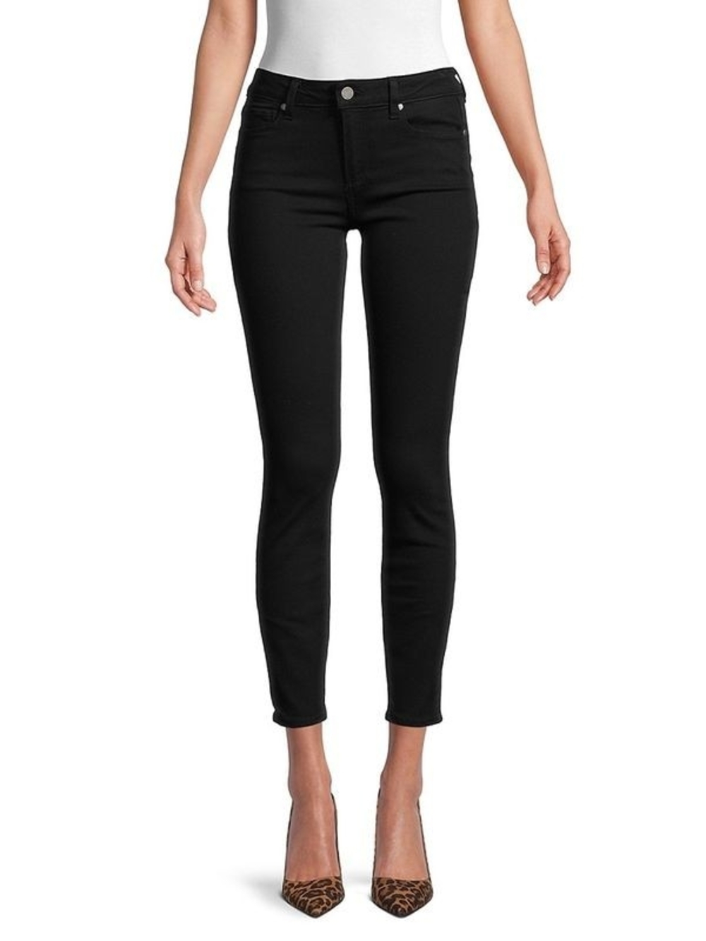 PAIGE Verdugo Ankle-Length High-Rise Skinny Jeans